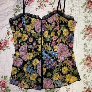 Floral corset y2k